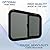 RV Window 42" W x 22" H Teardrop Horizontal Slide RV Window Replacement,Glass Optional Trim