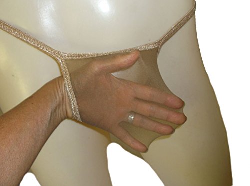 Something Wild In California (Swic) Super Stretchy Stocking Thong G String Expandable Underwear Micro Suntan Made Usa #TOP1