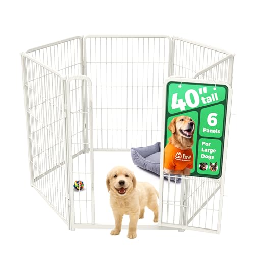 FXW Indoor Dog Playpen 40in 6 Panels