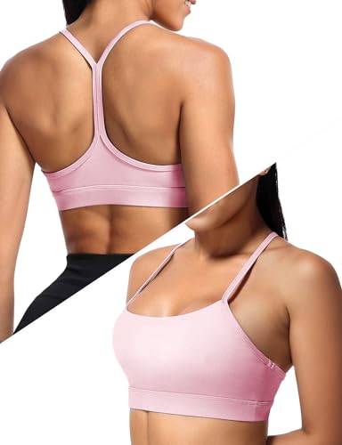 Image of Buauty Sports Bra for Women, Y Back Light Support Workout Bra with Removable Pads for Yoga Pilates Gym