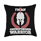 I'm an Osteoporosis Warrior Osteoporosis Awareness Gift Throw Pillow