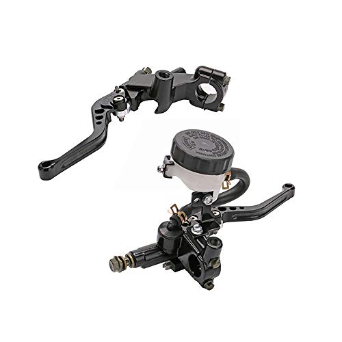Cilindro mestre de motocicleta KKmoon, alavanca de embreagem de cilindro mestre de freio de 22 mm, c