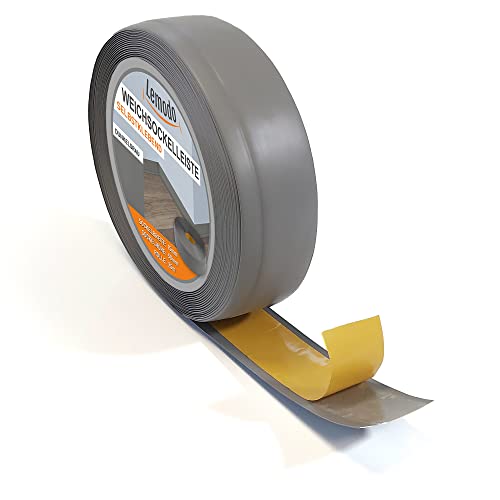 Weichsockelleiste LEMODO – flexible PVC-Sockelleiste 50 x 15 mm