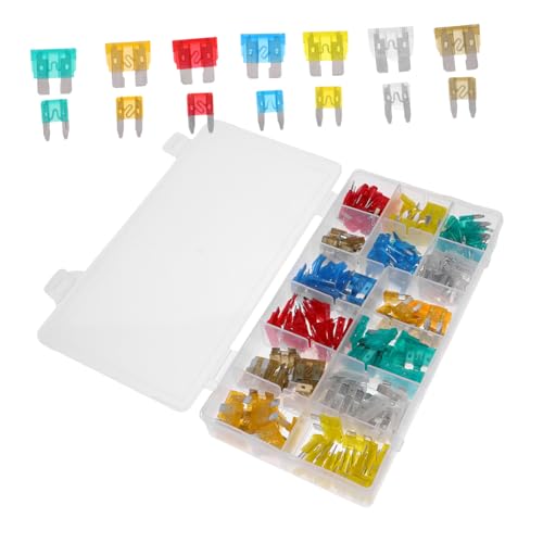 Kit profesional de fusibles para automóvil STOBAZA, 220 piezas, fusibles mini para automóvil, camión y RV miniatura 1