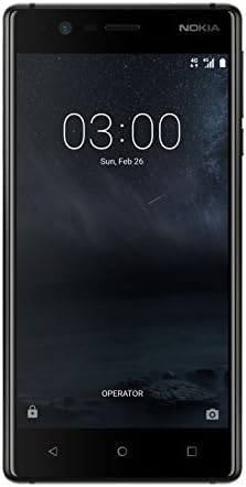 Nokia 3 TA-1020 SS 5" Smartphone 16GB Storage SIM-Free Android 1Yr - Black A