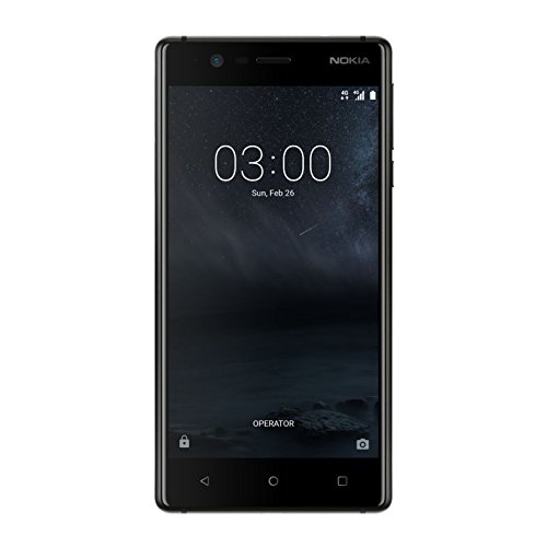 Image of Nokia 3 TA-1020 SS 5" Smartphone 16GB Storage SIM-Free Android 1Yr - Black A
