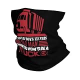 MSQWJDLXF Truck Move Over Boys Let This Old Man Show You How To Be A Trucker Neck Gaiter Balaclava Protection Breathable Bandanas Scarf Face Cover For Men Women