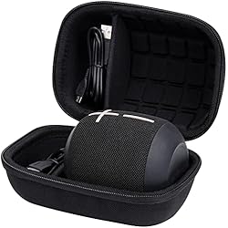 Wonderboom Grande Khanka - Funda para Ultimate Ears Wonderboom/Wonderboom 2 /Wonderboom 3 Altavoces inalámbricos Bluetooth portátiles para Viajes House. (Negro)