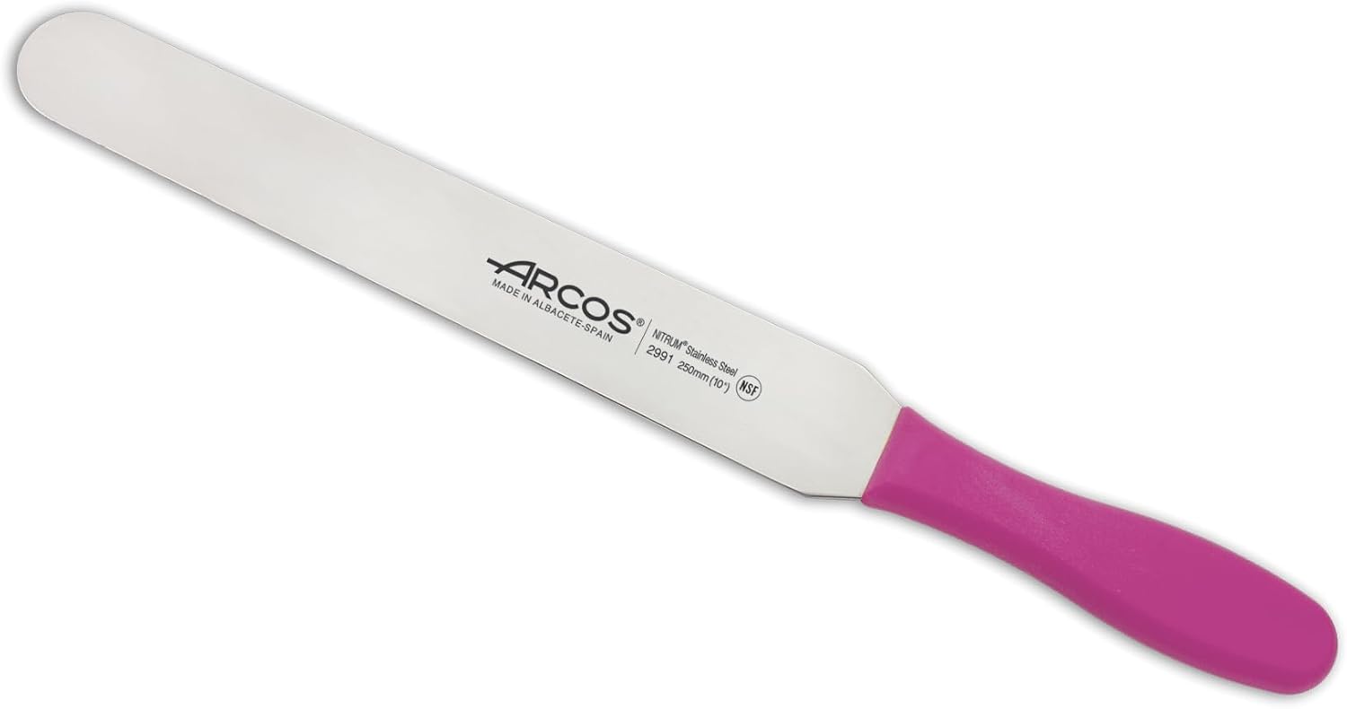 Arcos Séries 2900 - Kitchen Spatula - Nitrum Stainless Steel Blade 250 mm - Polypropylene Handle Purple