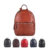 VILENCA HOLLAND Mochila de piel auténtica para hombre, Ajuste: