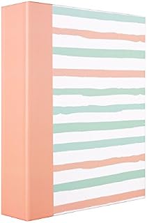 ERBAO Memo Photo Album 4x6 200 Photos, Fashion Stripes Design