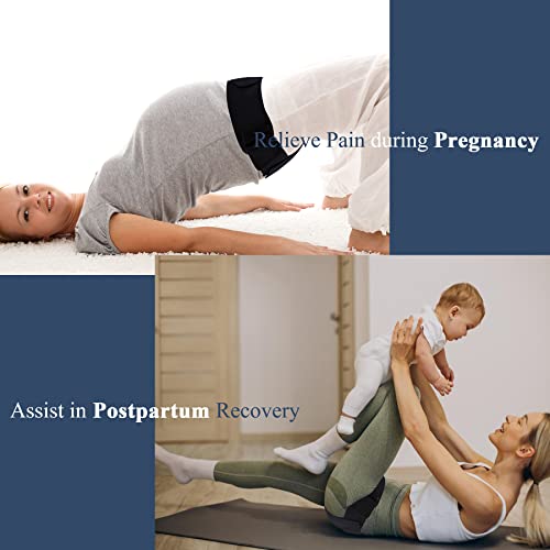 Jomeca V-Sling Pelvic Support Belt For Prolapse, Pregnancy Spd, Vulvar Varicosities, Lcs, Pelvic Floor, Organ Prolapse Support Relieve Tilted Or Twisted Pelvis Girdle Pain (Black Large) #TOP5