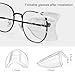 YunTuo 2/4/6/10 Pairs Glasses Side Shields for Eye Glasses,Safety Glasses with Side for Eye Protection-Fits Small to Medium Eyeglasses (4)
