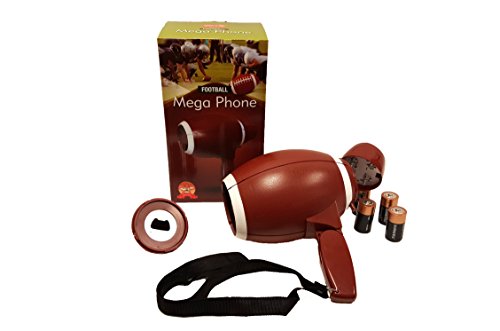 \'Barwench Games\' Football Shaped Megaphone with Voice, Siren and Built in Bottle Opener!