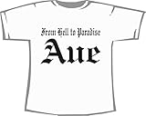 Kurzarm T-Shirt weiß mit Motiv