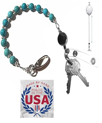 Hidden Hollow Beads Key Keeper 12" Women's Hand Beaded in