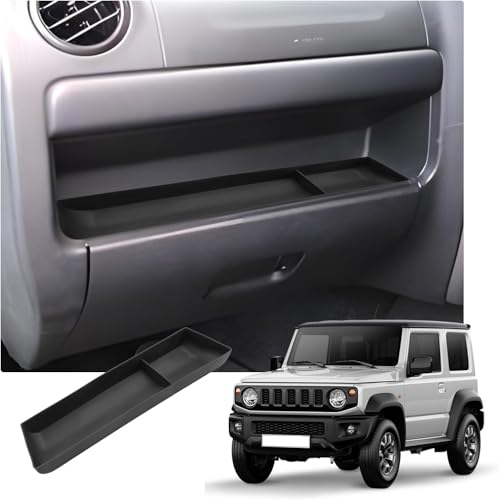 【RUIYA】ジムニー JB23w JB33w 専用 助手席 グローブボックス ジムニーJB23w トレイ 小物入れボックス 小物収納 キズ防止 汚れ防止 ジムニー アクセサリー カスタム 内装パーツ 車種専用