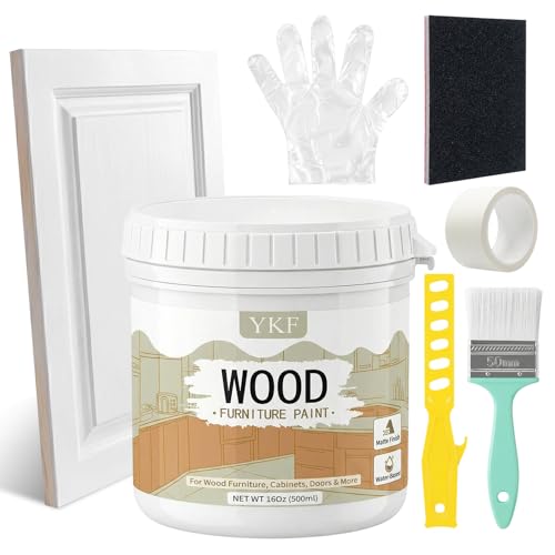 Ykf Matte White Wood Furniture Paint