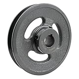Saelno BK55-7/8 Single Groove Sheaves,v Belt Pulley 7/8 inch bore 5.25