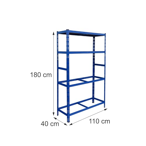 Étagère de 600 kg pour pneus avec structure emboîtable en acier