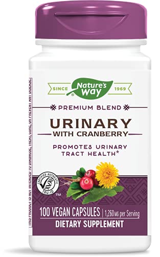 Price comparison product image Nature's Way Urinary with Cranberry Supports U.T. Health 420 mg per cap,  100 Vcaps