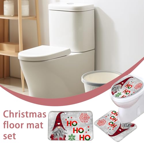 Housse de couvercle de toilettes de Noël pour une ambiance festive - 7