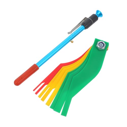 1Set Automotive Brake Pad Measuring Tool Brake Gauge with Thickness Pen for Accurate Brake Pad Measurement for Various Car Models Prevent Costly Brake Repairs