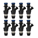 Vphix 8pcs Fuel Injectors Replacement for 1999 2000 Chevrolet Silverado 1500 Chevy Silverado 2500 99-00 GMC Sierra 1500 2500 4.8L 5.3L V8 FJ317 832-11180 17113582