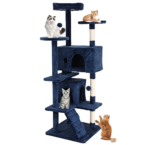 Arbol para Gatos 70 Pulgadas Torre Multi-Niveles con Rascador miniatura 1