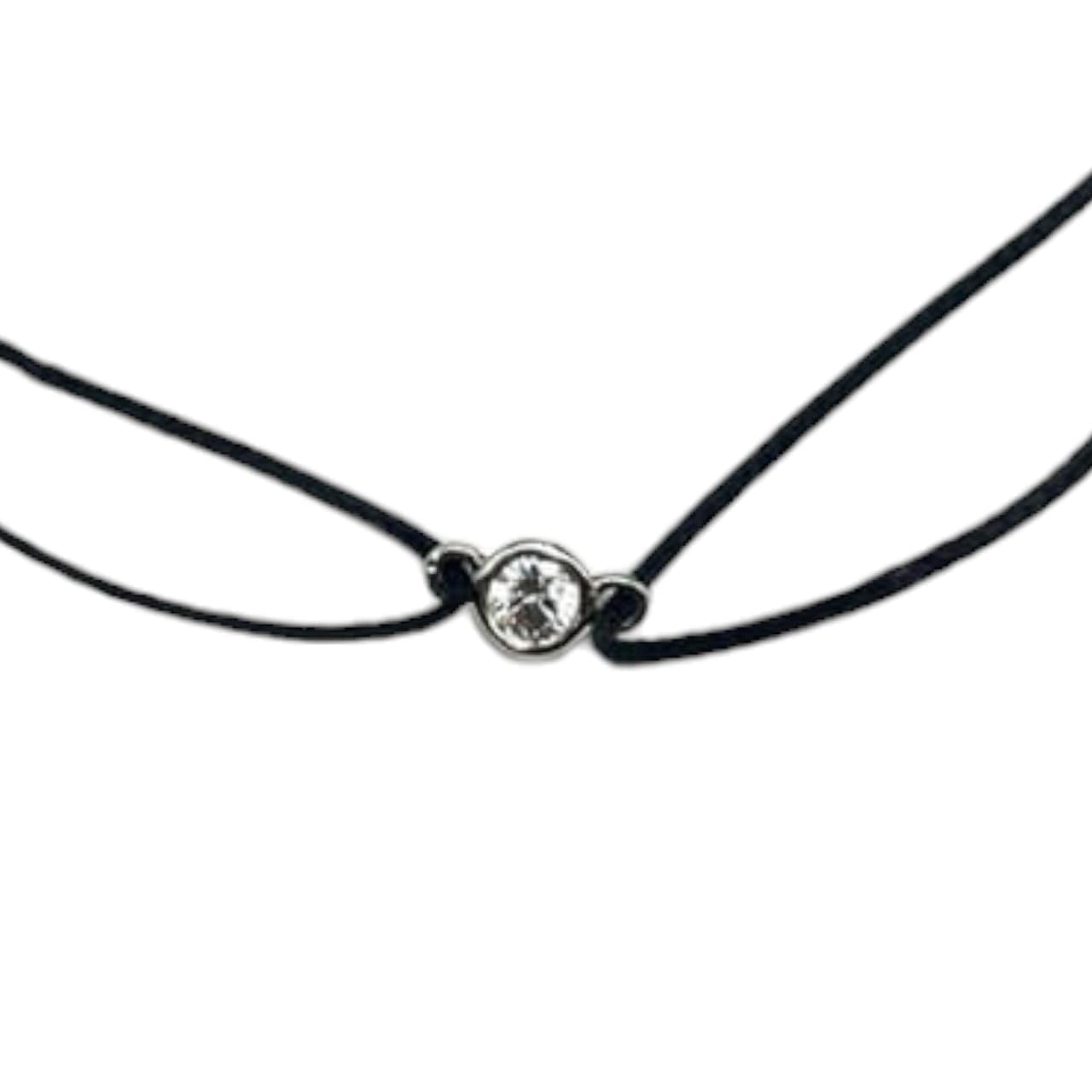 LBV 925 Sterling Silver Rhodium Plated Single Stone in Black Single Thread Anklet for Women and Girls Free Size Adjustable And Comfortable… (B0D8T3N7HW) Amazon Price History, Amazon Price Tracker
