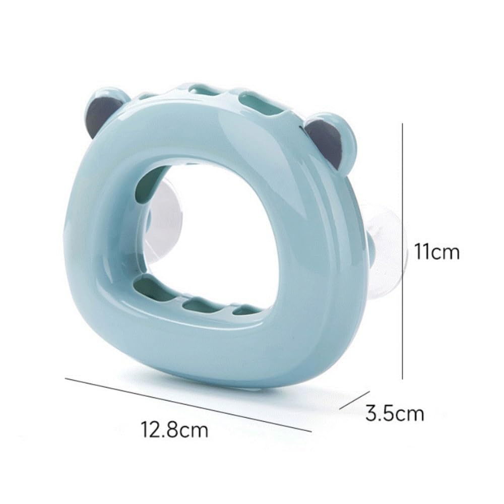 Porta Spazzolino Portaspazzolino Portaspazzolino Da Parete Con Ventosa, Portaoggetti Bagno, Scolapiatti Accessori da Bagno(Pink)