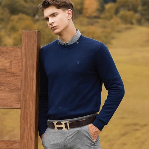 Image of Aurolran Men&Womens Leather Dress Belt Business Automatic Buckle Belt Color-Black Silver Gold