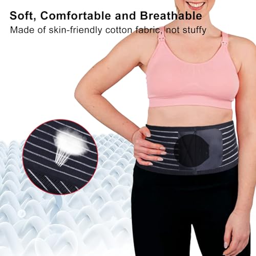 Faja para Hernia Umbilical para Hombre y Mujer, Abdominal con Almohadilla de Compresión, Soporte para Ombligo, Mediana miniatura 2