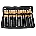 LeTkingok 12PCS Carving Chisel Set, Woodworking Professional Lathe Gouges Tools Carpentry Tools High Carbon Steel Carving Knife