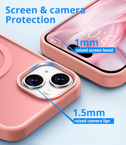 Coque iPhone 15 antichoc rose pour protéger votre téléphone en voyage - 6