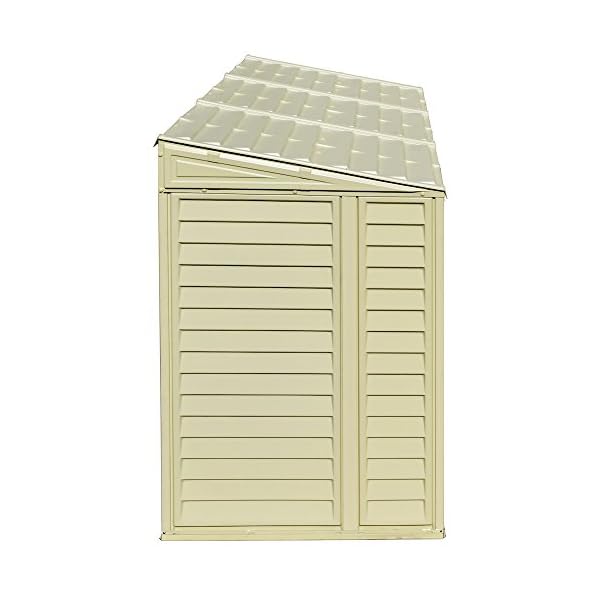 Duramax SideMate 4' x 8' V2 Schuppen – Beige – Bild 5