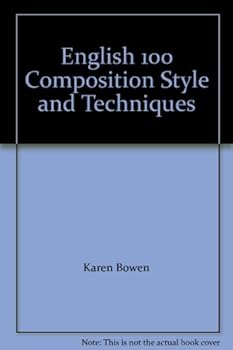 Paperback English 100 Composition Style and Techniques Book