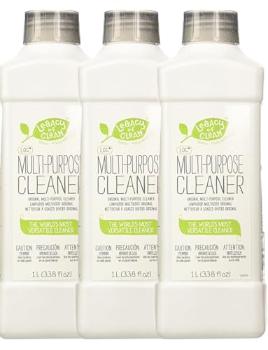 Image of LOC Multi Purpose Cleaner for All Washable Items /Surfaces /Hands,1 Litre(Replace 20x16.9 Oz Spray Bottle),Biodegradable,Concentrated,Kosher Certified,3 Bottles Shipping Separately,SALE w /o RETURN