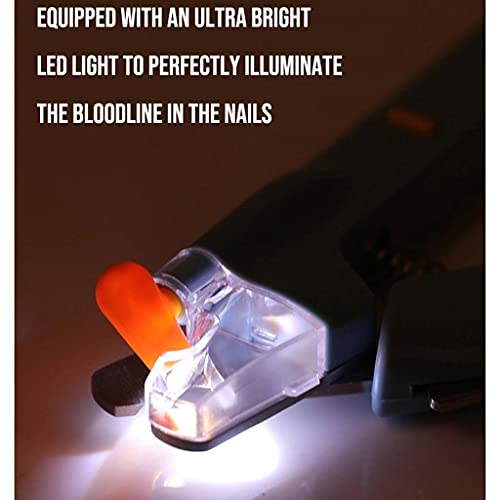 JNXY HOND NAIL CLippers Met LED Licht Oplaadbare Kat PET Nail Trimmers Pincet Veiligheid Klauwen Schaar Trimmen… - Image 7