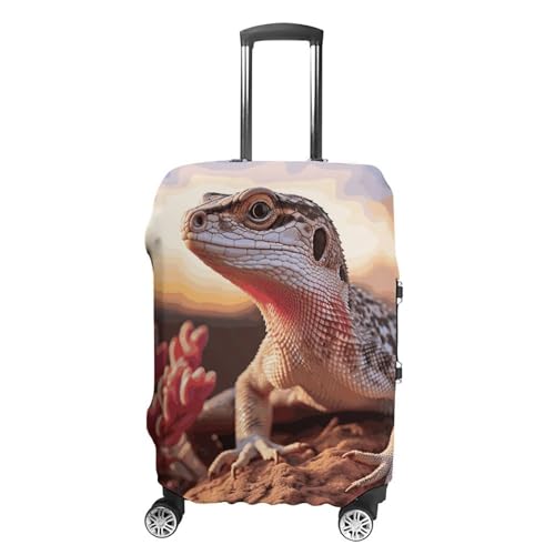 Travel Luggage Protector Cover Waterproof Wheeled Travel White Lizard Suitcase Covers Case For 19-32 Inch Luggage
