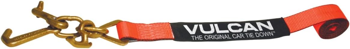 VULCAN Car Tie Down Strap Only - RTJ Hooks - 96 Inch - 4 Pack- PROSeries - 3,300 Pound Safe Working Load - Image 4