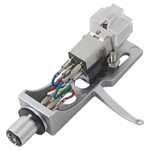 Silver Headshell with AT-3600L Magnetic Cartridge Stylus | Compatible with Pioneer PLX-1000 PLX-500 PL-518 PL-530 PL-560 PL-516 PL-255 PL-200 PL-200X PL-A35 PL-A45D XL-A700