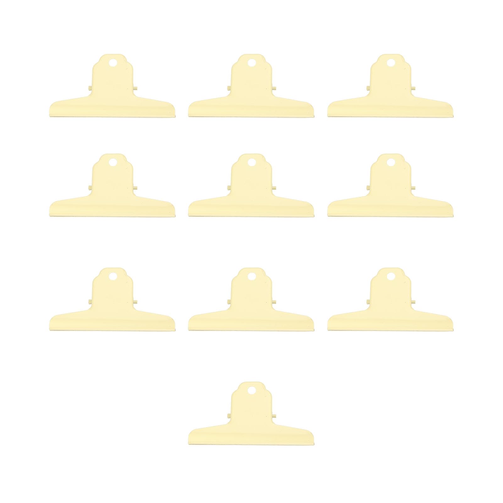 Clips grandes, clips de papel grandes para suministros de oficina, juego de 10 clips de metal grandes con abrazaderas de papel de agarre fuerte para organizar documentos, fotos y archivos en la
