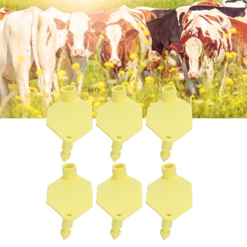 100pcs Pecuária Identificação Ear TPU Animal, Pecuária Ear TPU Fadeproof Animal Identification Ear,