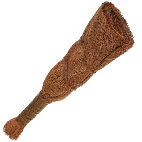 TOYANDONA Brosse à Bonsaï Fibres De Palmier Dense Outil Multifonction De Nettoyage Jardin Brosse De Lavage pour Pots Et Espaces Extérieurs Design Ergonomique Facile à Utiliser