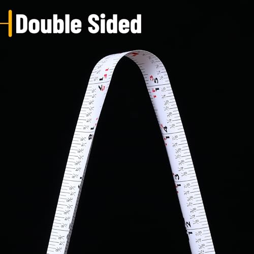 Image of Mr. Pen- Tape Measure, 25-Foot, Yellow, Double Sided Steel Measuring Tape Measure with Fractions, Easy Read Tape Measure 25 ft, Steel Tape Measure, Retractable Measuring Tape Retractable