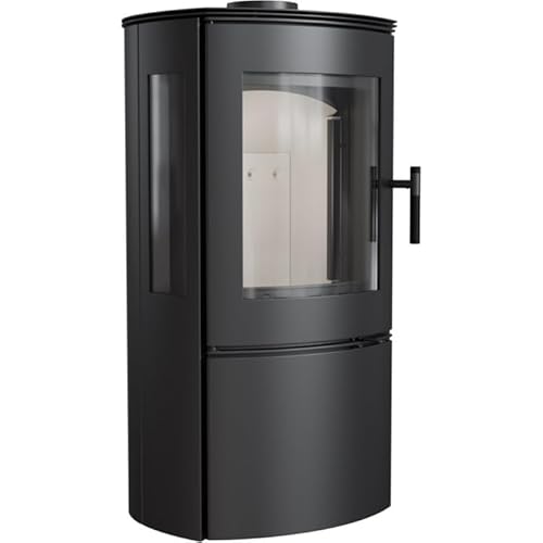 KRATKI Freistehender Stahlofen mit Einzug FALCON Ø 150, Brennstoff: Holz, Nennwärmeleistung 10KW, Energieeffizienzklasse A+