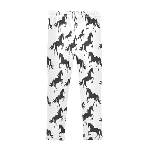 Toddler Girls Leggings Printed Yoga Pants Leggings Black Unicorn for Kids2