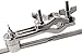 Jiayouy Drum Set Mounting Clamp Chrome Cymbal Boom Arm with Clamp Holder Bracket Percussion Instrument Accessories Silver