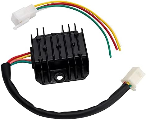 Rectifier 4 Wires Voltage Regulator Replacement for Boat Motor Mercury ATV GY6 50 150cc Scooter Moped JCL NST TAOTAO